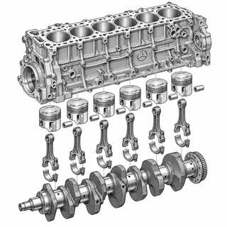 W221 Engines & Engine Parts