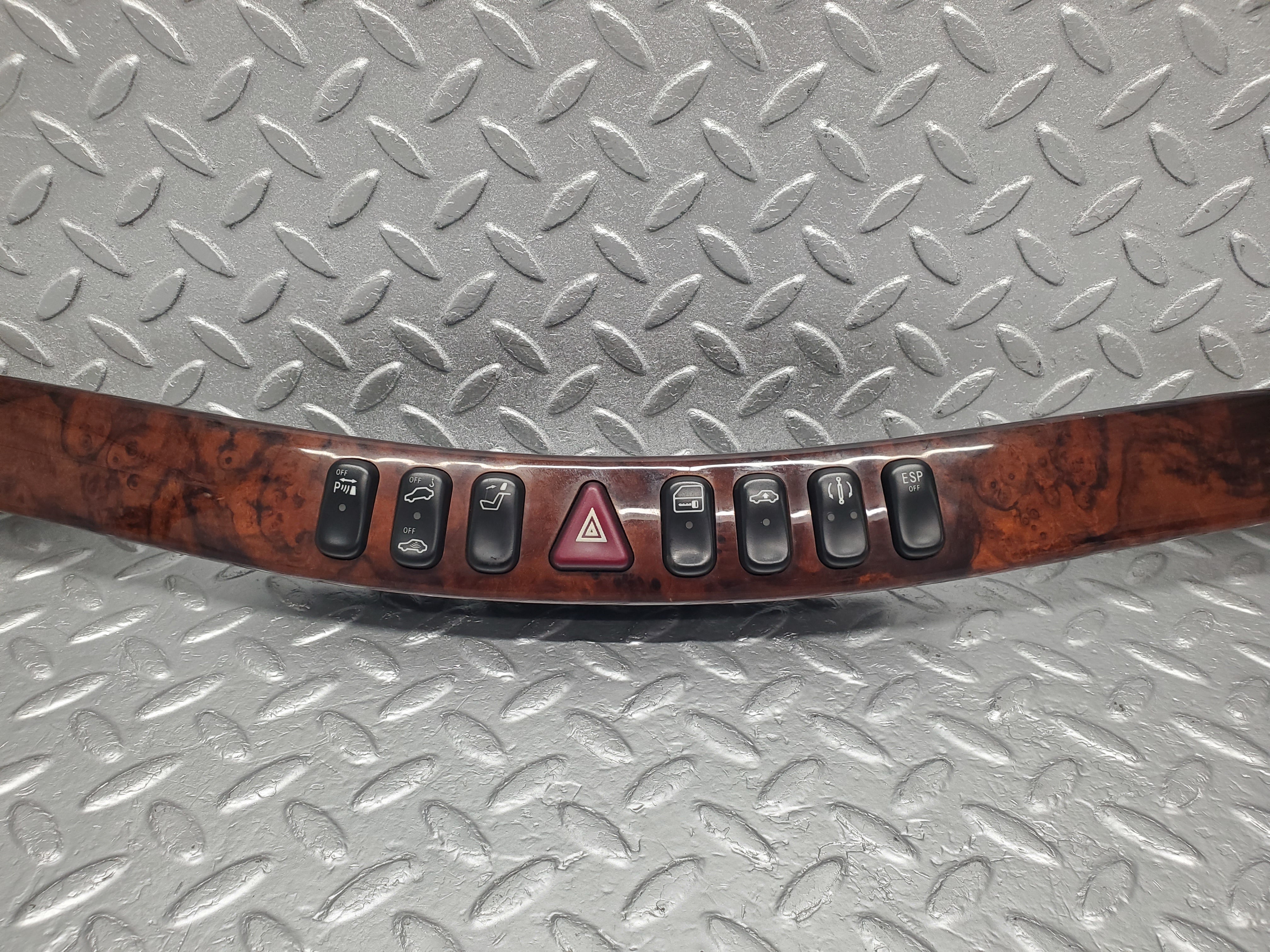 1590 Mercedes-Benz W220 S430 Dashboard Trim Panel With Buttons