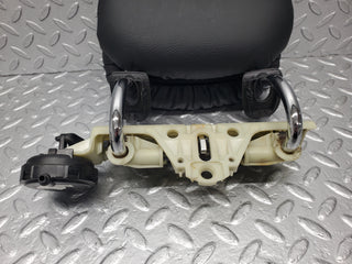 W220 rear headrest black leather used OEM
