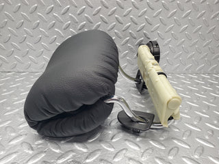 W220 rear headrest black leather used OEM