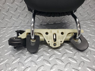 W220 rear headrest black leather used OEM