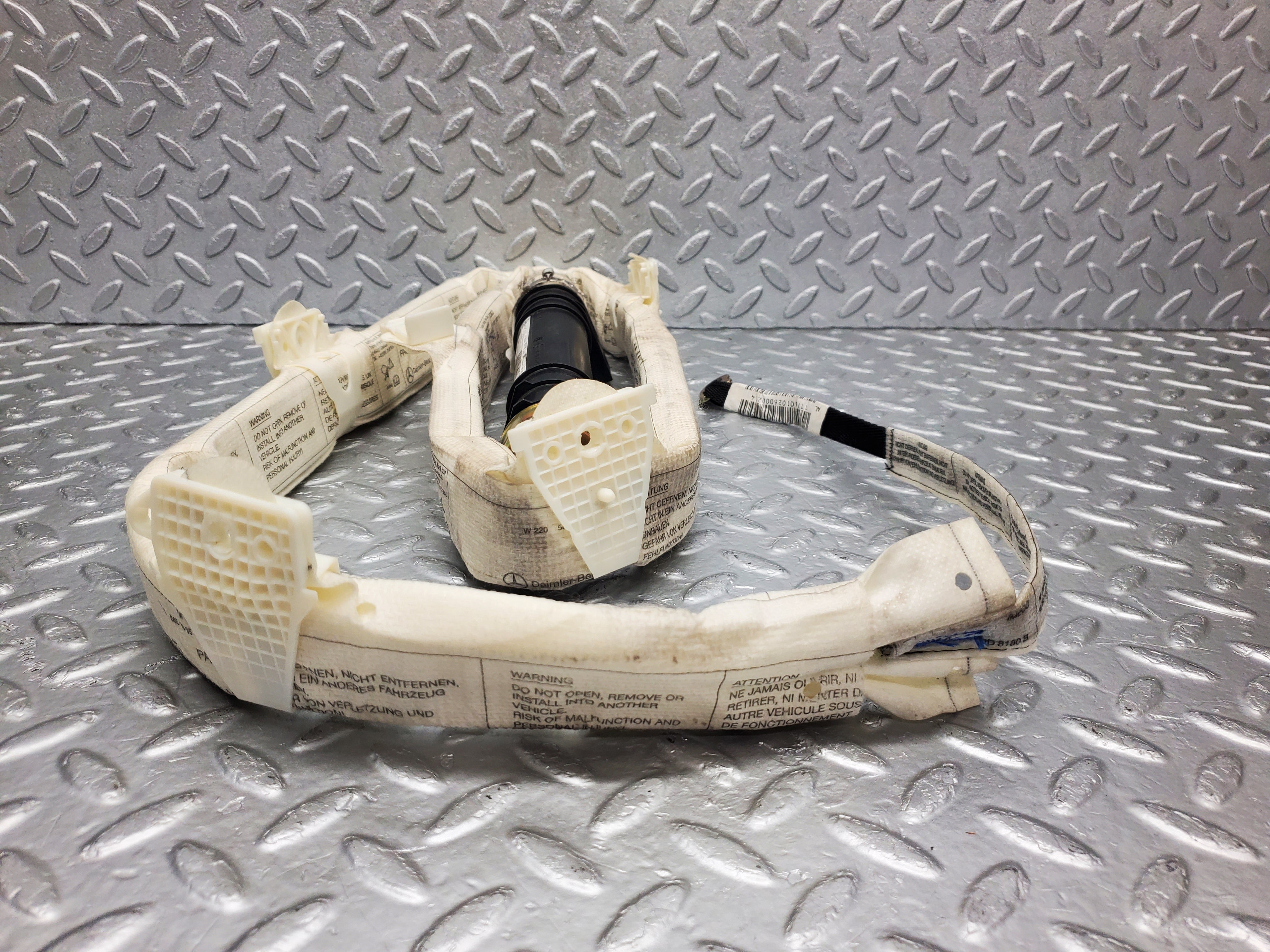 1623 Mercedes-Benz W220 S430 Roof Curtain Airbag Right Driver Side 2208600605