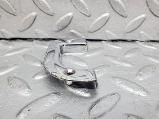 W123 Coupe left interior chrome door latch trim used OEM
