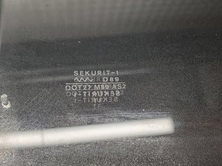 W108 door window glass front left used OEM