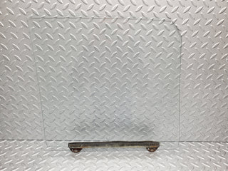 W108 door window glass front left used OEM