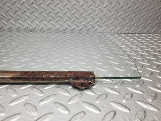 W108 door window glass rear left used OEM