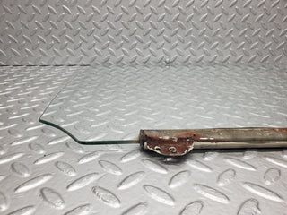 W108 door window glass rear left used OEM