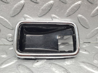 V123 Lang chrome frame for door opener right used OEM