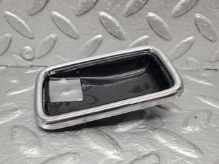 V123 Lang chrome frame for door opener right used OEM