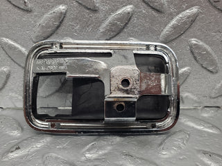 V123 Lang chrome frame for door opener right used OEM