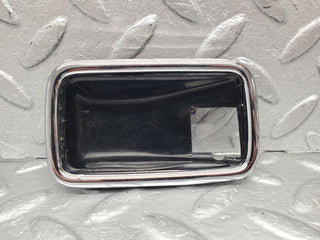 V123 Lang chrome frame for door opener right used OEM
