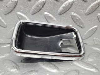 V123 Lang chrome frame for door opener right used OEM