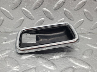 V123 Lang chrome frame for door opener right used OEM