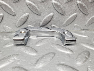 W123 Lang right interior chrome door latch trim used OEM
