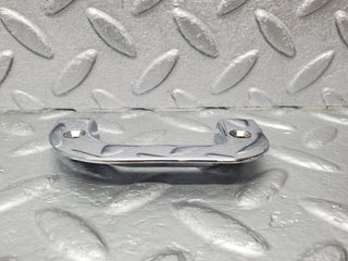 W123 Lang right interior chrome door latch trim used OEM