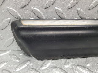 W123 Lang front left lower moulding trim used OEM