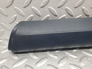 W123 Lang a pillar cover panel left side blue used OEM