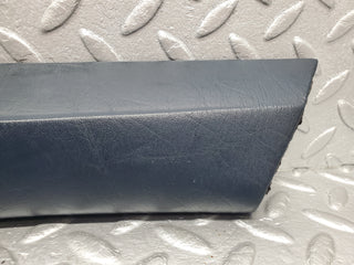 W123 Lang a pillar cover panel left side blue used OEM