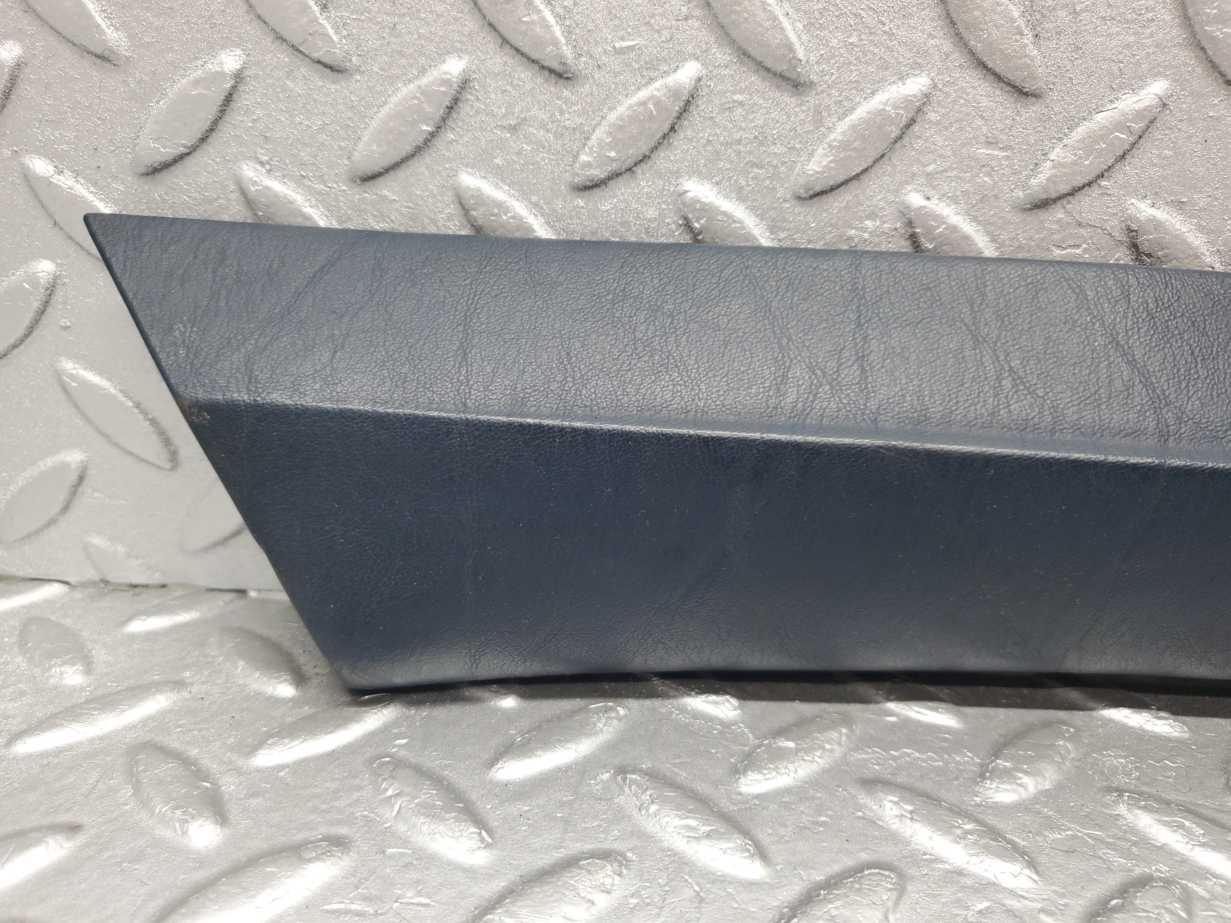 1369 Mercedes-Benz V123 240D A Pillar Cover Panel Right Side Blue