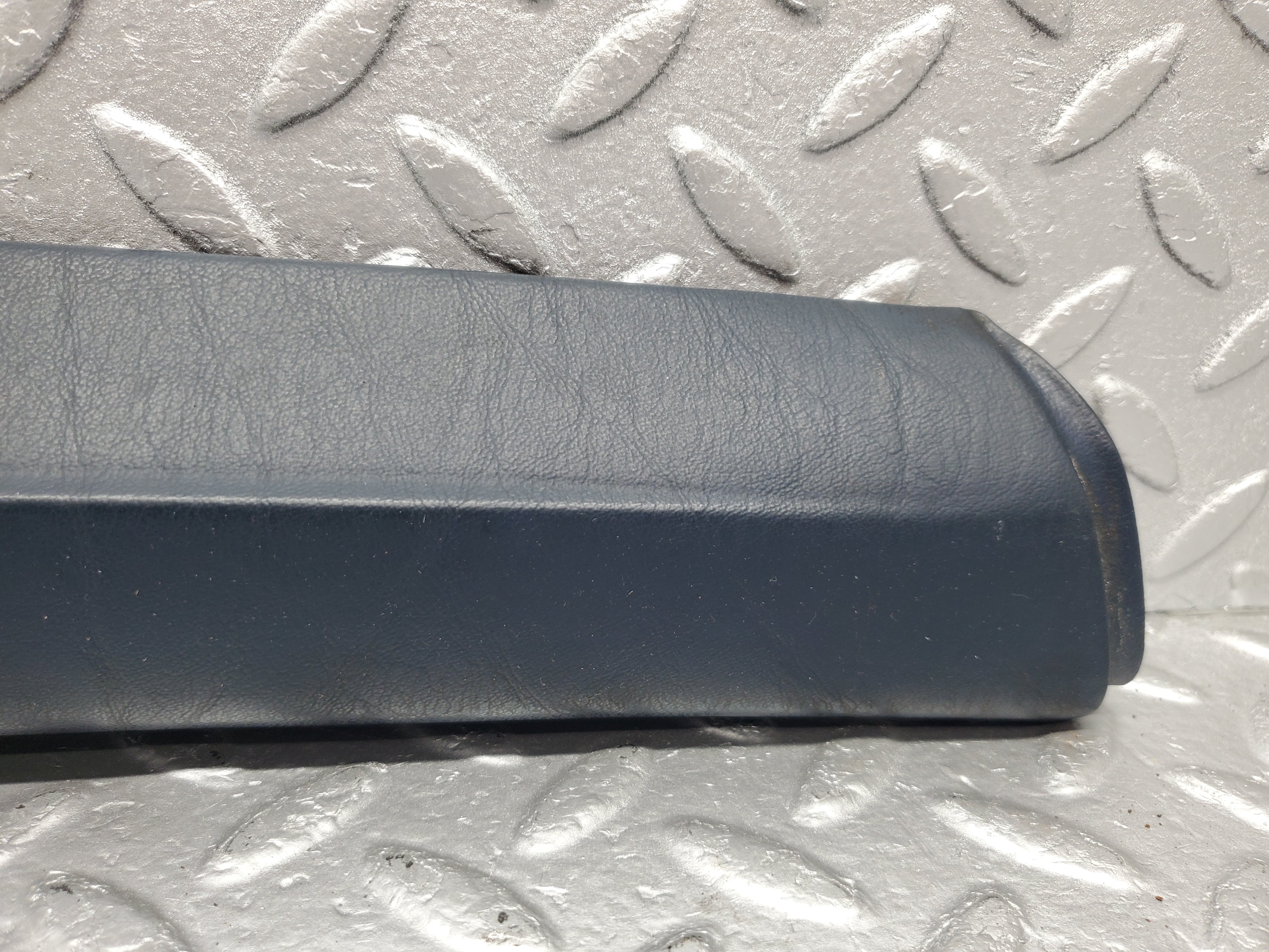 1369 Mercedes-Benz V123 240D A Pillar Cover Panel Right Side Blue