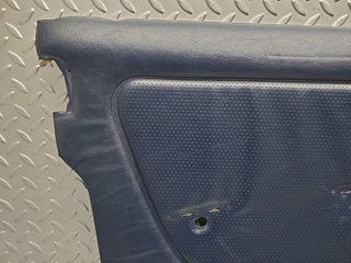 W123 Lang front left door card blue used OEM