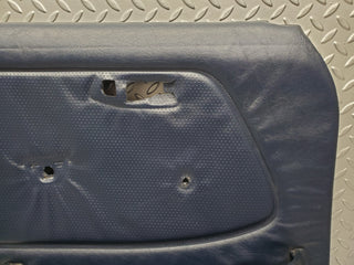 W123 Lang front left door card blue used OEM