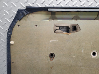 W123 Lang front left door card blue used OEM