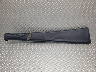 W123 Lang b pillar cover right side blue used OEM