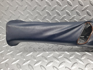 W123 Lang b pillar cover right side blue used OEM
