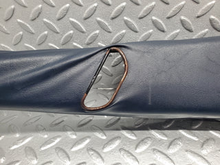 W123 Lang b pillar cover right side blue used OEM