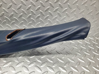 W123 Lang b pillar cover right side blue used OEM
