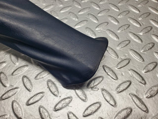W123 Lang b pillar cover right side blue used OEM