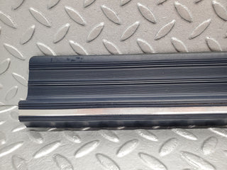 V123 W123 Lang front door sill trim blue used OEM