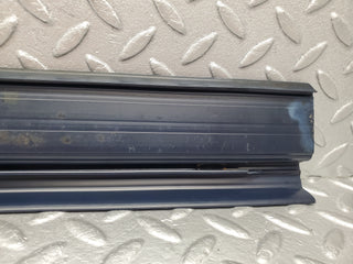 V123 W123 Lang front door sill trim blue used OEM