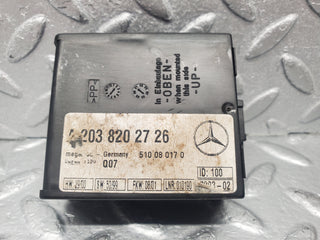 1499 Mercedes-Benz W220 S430 Alarm Control Module 2038202726