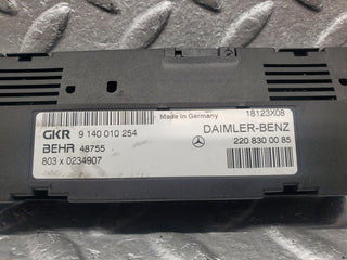 1502 Mercedes-Benz W220 S430 Heater Climate Control Module BEHR 2208300085