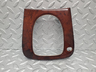 W220 gear shift surround cover wood trim used OEM