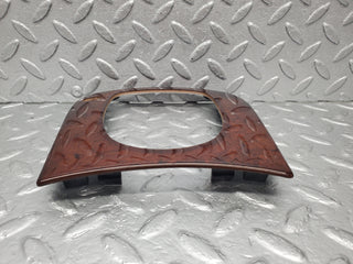 W220 gear shift surround cover wood trim used OEM
