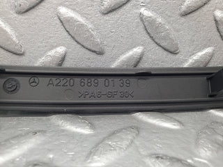 1553 Mercedes-Benz W220 S430 Upper Dashboard Trim Bolt Cover Left 2206890139
