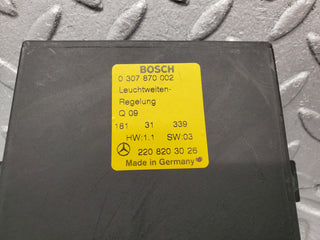 W220 headlight control module used OEM