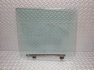 W116 rear left door window glass used OEM
