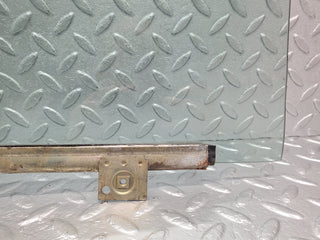 W116 rear left door window glass used OEM