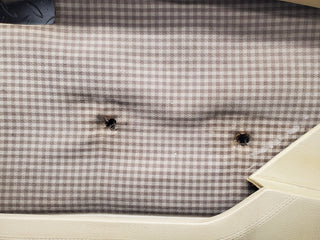 W116 front right door card beige used OEM