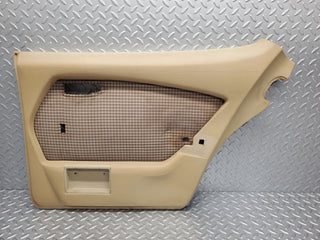W116 rear right door card beige used OEM