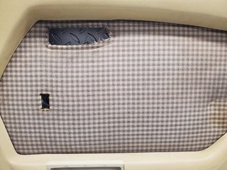 W116 rear right door card beige used OEM