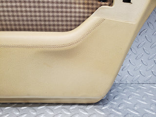 W116 rear right door card beige used OEM