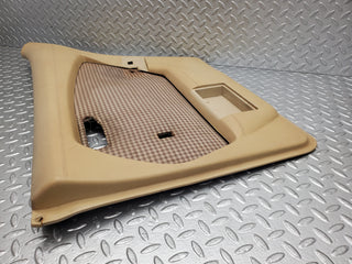 W116 rear right door card beige used OEM