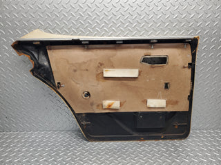 W116 rear right door card beige used OEM