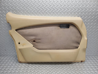 W116 front left door card beige used OEM