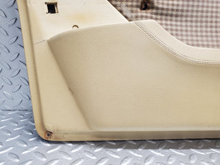 W116 front left door card beige used OEM